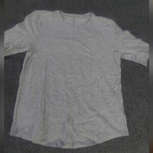 Eileen Fisher short sleeve Gray‎ tee XS